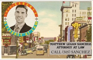 Matthew Legan Sanchez, Esq.; Matt Sanchez Albueruque, New Mexico.